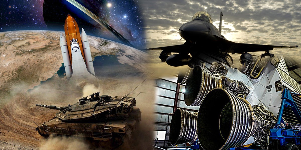 A composite image showcasing Custominsul's custom plastic components for aerospace, aviation, and military applications.