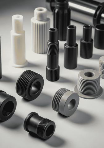 CNC turning service - precision plastic cylindrical parts - Custominsul