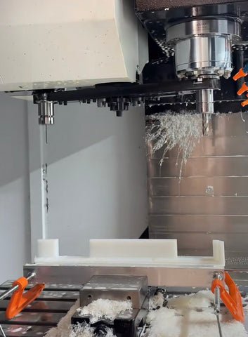 Rapid prototyping ABS plastic - CAD to CNC machined part - Custominsul
