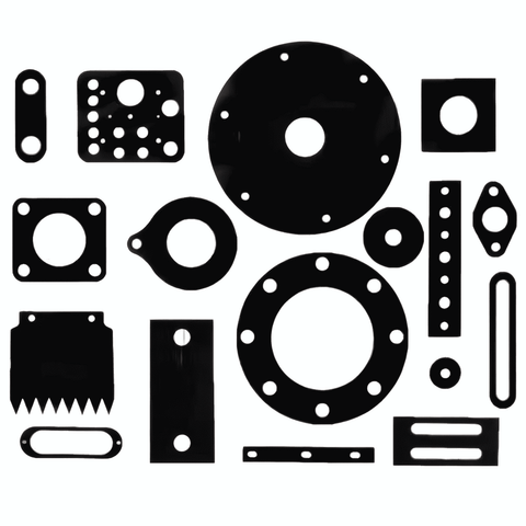 Precision die-cut Nitrile rubber gaskets and O-rings with excellent oil and fuel resistance