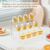 5-tier maximum capacity acrylic display riser for extensive collections