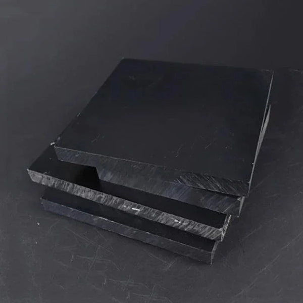 Black ABS plate for DIY crafts and electronics