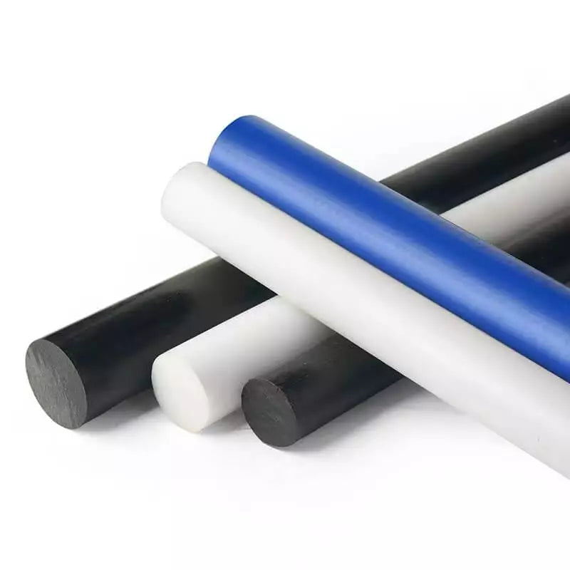 Beige nylon rod 500mm length 6mm diameter - machinable PA6 engineering plastic for CNC turning