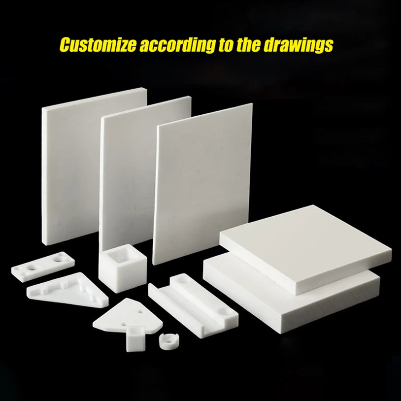 White PTFE gasket material used in industrial chemical resistant sealing applications