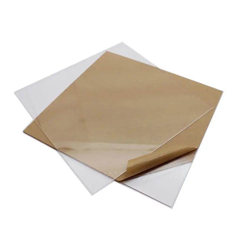 Clear cast acrylic sheet in standard size, ideal for signs and displays
