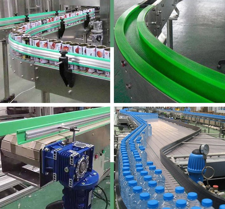 Ultra-high polymer polyethylene conveying line side plate vs HDPE
