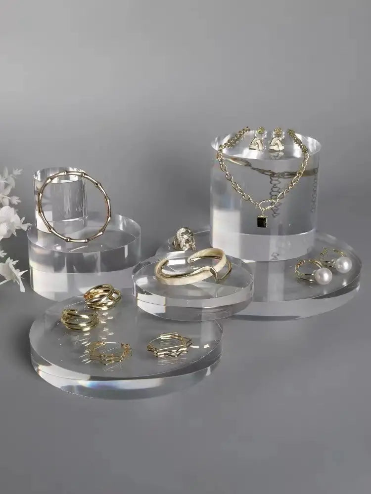 clear acrylic jewelry displays
