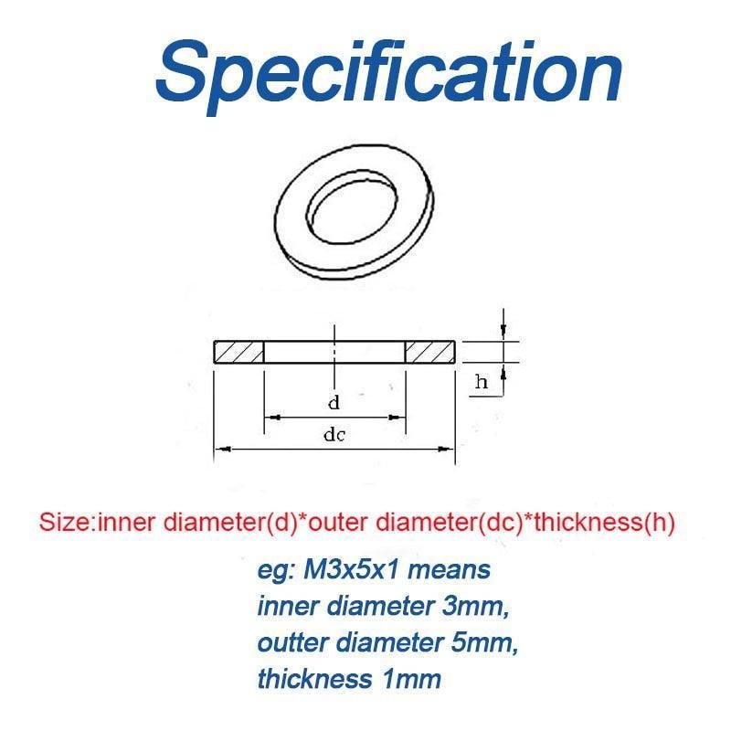 Nylon flat washers used in wooden furniture screw installation