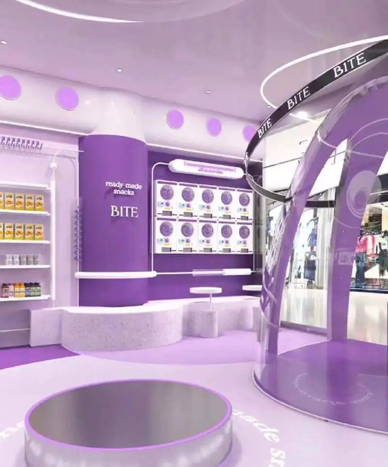 A collection of iconic luxury brands that have successfully utilized UV-printed acrylic to elevate their retail presence.