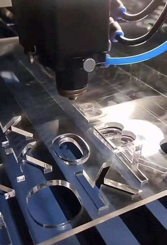 laser cutting ABS plastic sheet