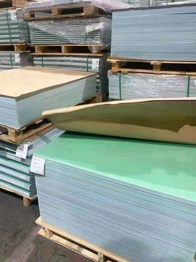 Light Green FR4 Sheets Stack